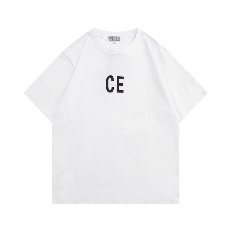2024 Letter Printed T-shirt Loose 100% Pure Cottonhigh-quality Polo Fashion Topfashionable Streetwear, Loose and Oversized