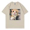 Funny Cat Meme Graphic T Shirts High Quality Fashion Short Sleeve Tshirts Unisex Unisex Summer Casual 100cotton Tshirt Streetwear