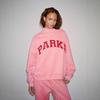 Embroidered Women's Half-High Collar Loose Pullover Sweatshirt, Long-Sleeved Winter Top