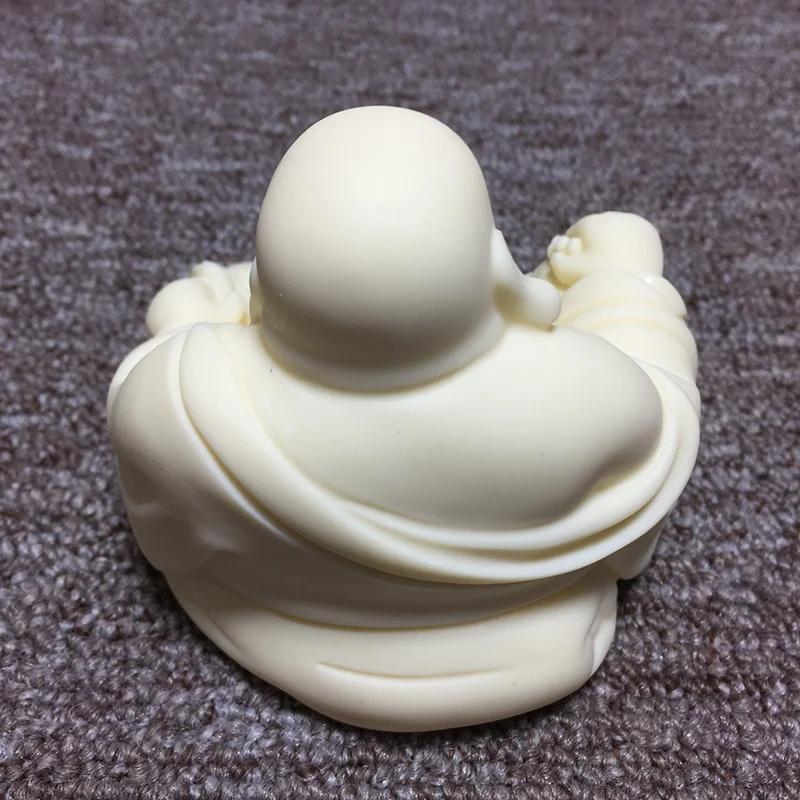 Big Belly Smiling Buddha Maitreya Statue - Home Office Car Feng Shui Decoration Accessories - Character Room Decor