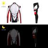 Men's Winter Thermal Fleece Cycle Clothing Set Long Sleeve Windproof Cycle Jersey Coat Jacket with 3D Padded Pants Trousers
