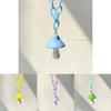 Colorful Resin Mushroom Necklace For Women Stunning Geometric Style Fashion Jewelry