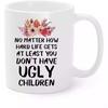 Mom Ugly Children Mother'S Day Thanksgiving Ceramic Coffee Mark Cup Grandma Tea Cup Mum