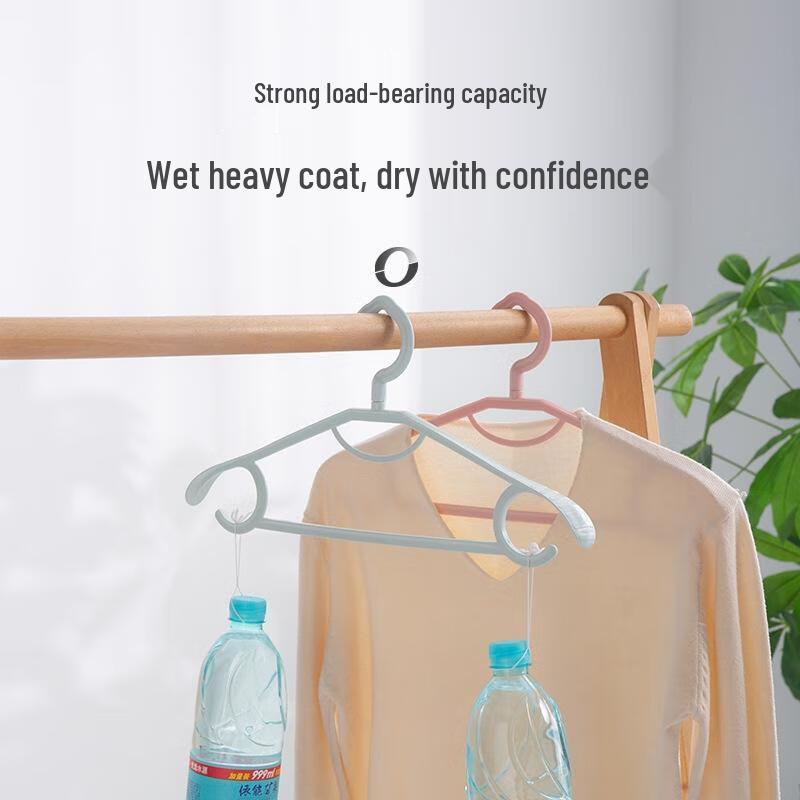 JINGRX Wide Shoulder Plastic Hangers