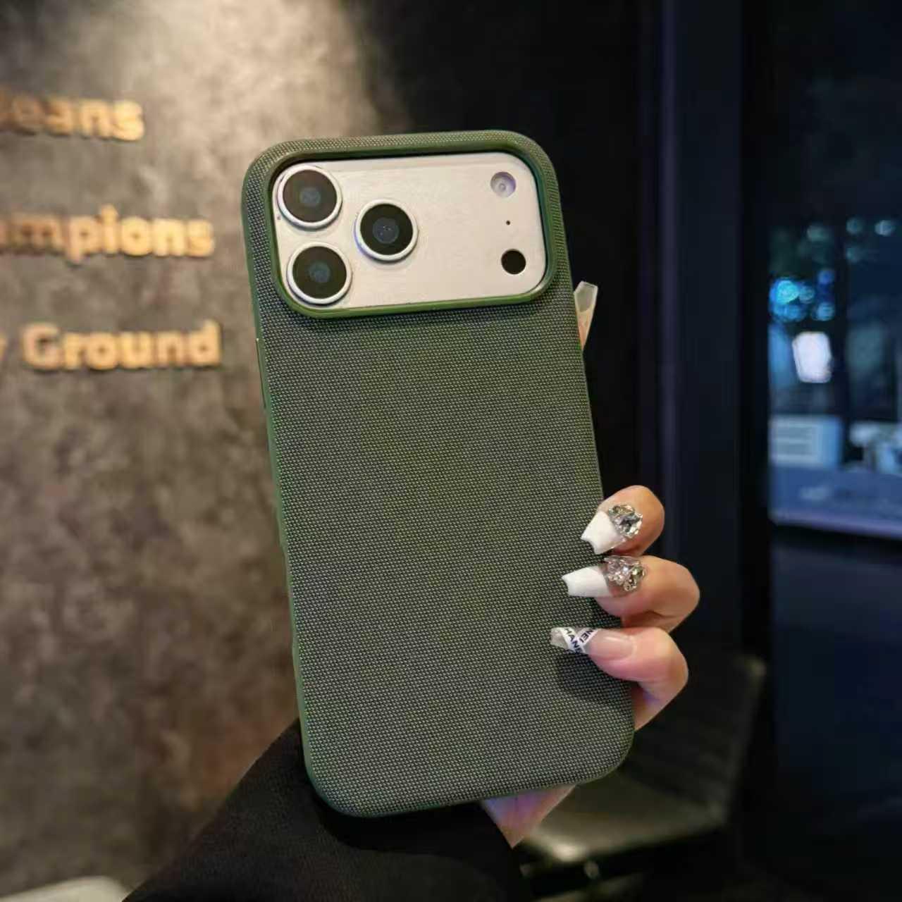 iPhone 17 Pro Max Tech Fabric Magnetic Suction Case, Apple 16 Drop-Proof Case iPhone 17 Pro Max