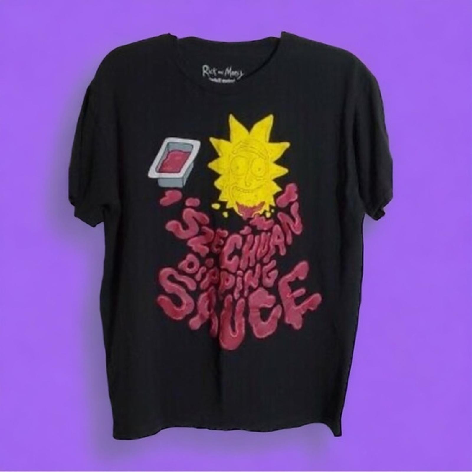 Rick and Morty Szechuan Dipping Sauce Adult Swim Cartoon Network Collectible Lrg L