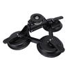 Triple Suction Cups Car Mount Fit for Insta360 X5 X4 X3 Action Camera Suction Cup Mount Holder for DSLR Mirrorless Camera 20KG Load Capacity