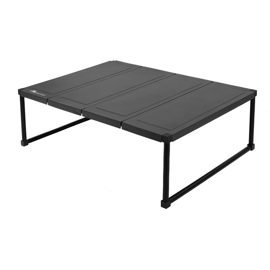 MOON LENCE Camping Table Outdoor Table Folding Aluminum Alloy Compact Ultra Light Heat Resistant Low Table Aluminum Roll Table Camping Outdoor Table