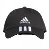 adidas Mens 3 Stripes Cotton Twill Baseball Cap