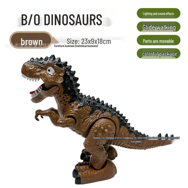 Electronic Tyrannosaurus Rex Toy: Walking, Sound, and Light-Up Features for Kids