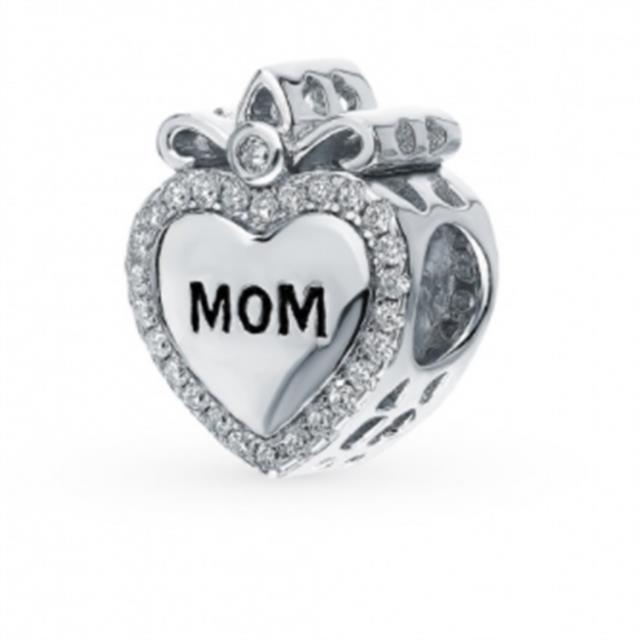 New Mother'S Day Crown Charm Fit Original Bracelet Shining Bead Diy Women Jewelry Giftcopper Trinket Jewelry Party Gift