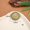 Creative Personality Brass Series Brooch Niche High-end Metal Badge Clothing Backpack Decorative Accessories