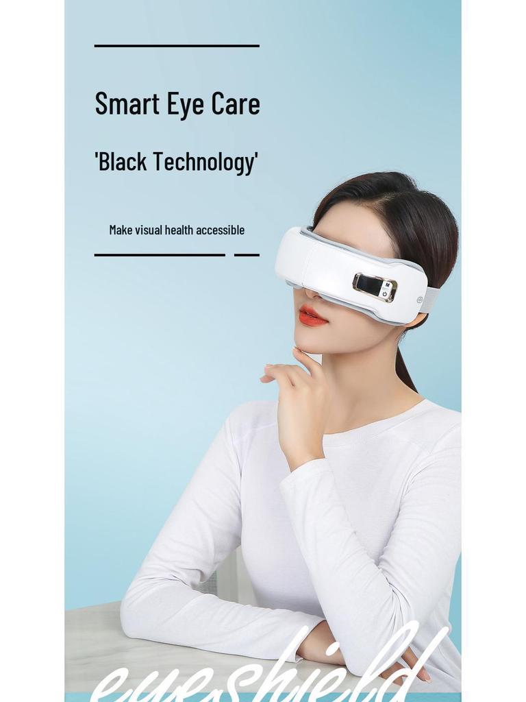 Smart Rechargeable Eye Massager with Heat Compress