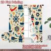 2D FLAT PRINTING 2pcs Curta (easter Decor) Nautical Adventure Design Fashionable Modern Curta Yarn Curta Easter