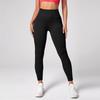 High-Waisted Seamless Yoga Pants Women Quick-Dry Stretch Leggings With Flared Cuff Running Gym Workout Tights