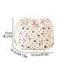 Jewelry Storage Bag Cosmetic Bag Drawstring Flower Makeup Bag Portable Coin Purse  Travel