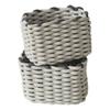 Sturdy Cotton Rope Basket with Handles Practical Woven Storage Holder Baskets For Organizing Clothes Towels And More