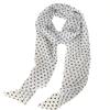Silk scarf long strip high-end new thin and narrow strip polka dot silk scarf decorative scarf tied bag ribbon versatile belt