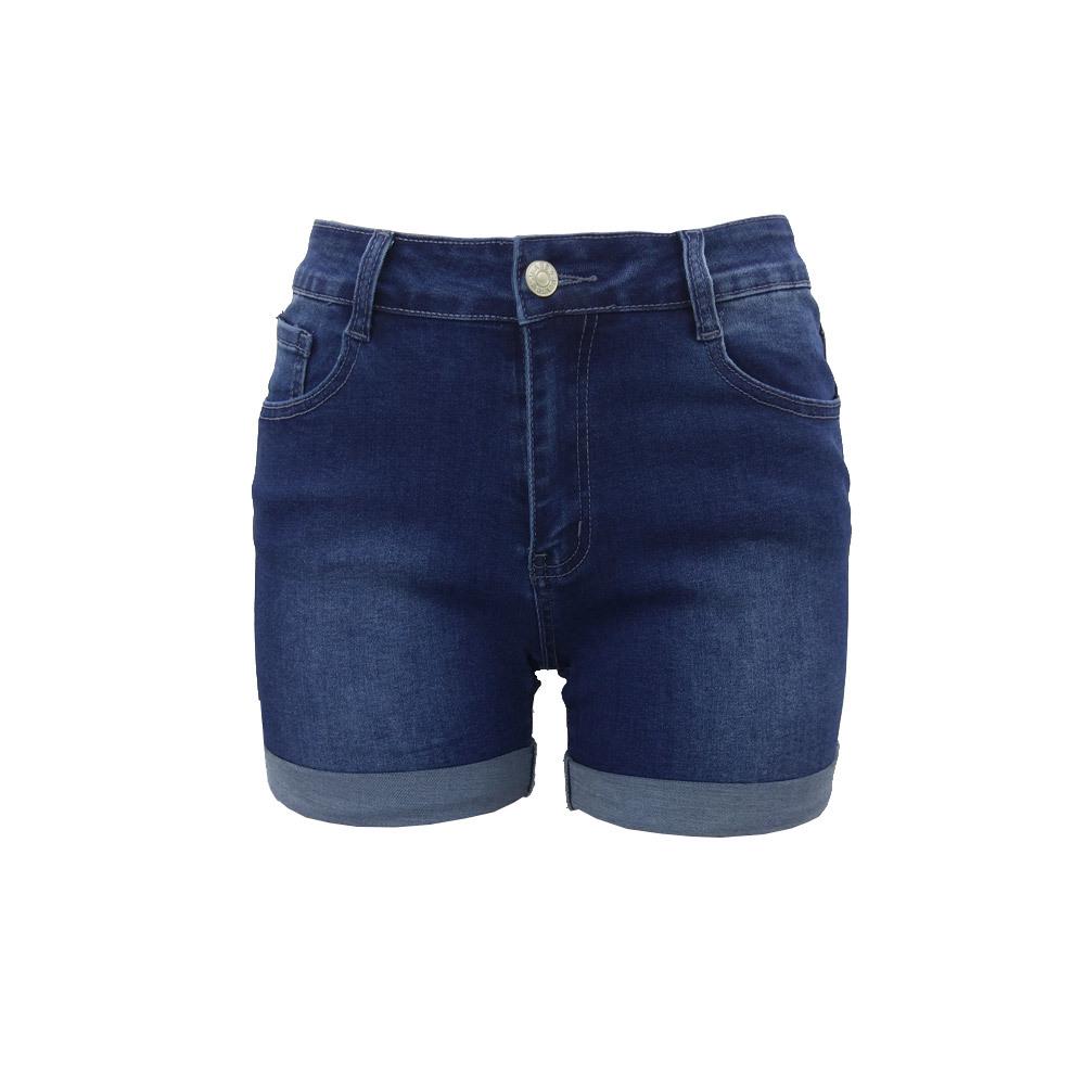 2025 Summer Women s Rolled Hem Washed Denim Shorts - New Arrival XL