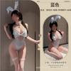 Sexy lingerie cute wind bow onesie seductive sexy deep v suspender bunny cosplay