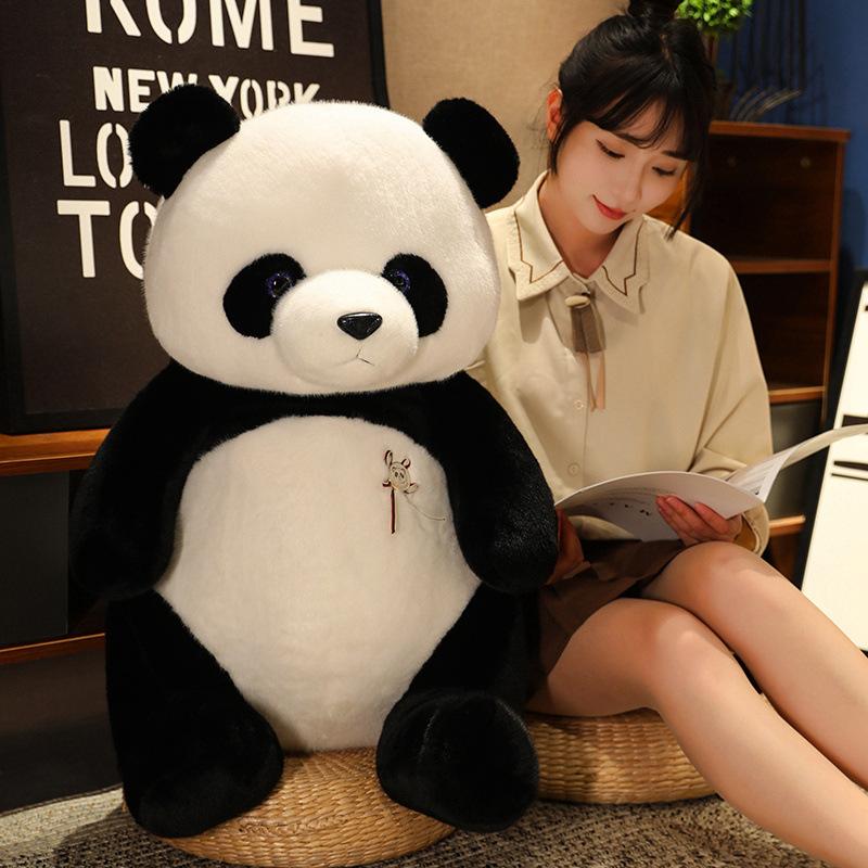 Cute giant panda hug bear doll plush toy super soft sleeping pillow cloth doll bed doll gift female