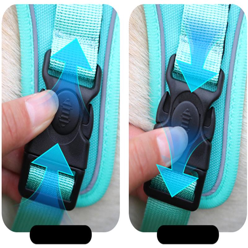 Dog Harness Adjustable Reflective Dog Vest Chest Strap for Small Medium Large Dogs Outdoor Walking Puppy Vest Dog Accessories