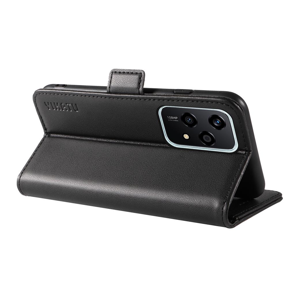 YIKATU YK-003 Für Honor 200 Lite Hülle Brieftasche Leder Handyhülle Seitlicher Magnetverschluss