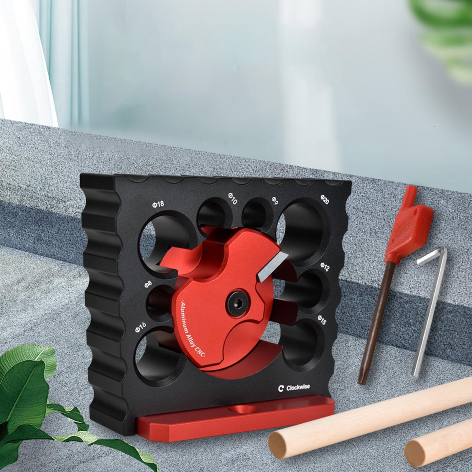 

Dowel Maker Aluminum Alloy Carpentry Gadget Dowel Round Rod Making Jig For Construction Furniture Manufacturing Cabinet-Making China Mainland