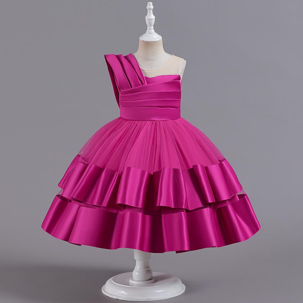 Sommerkleid Mädchen Partykleider Kinderkleidung Baby Mädchen Prinzessin Kleidung Abschlussball Hochzeitskleid High-End-Kinderkleidung