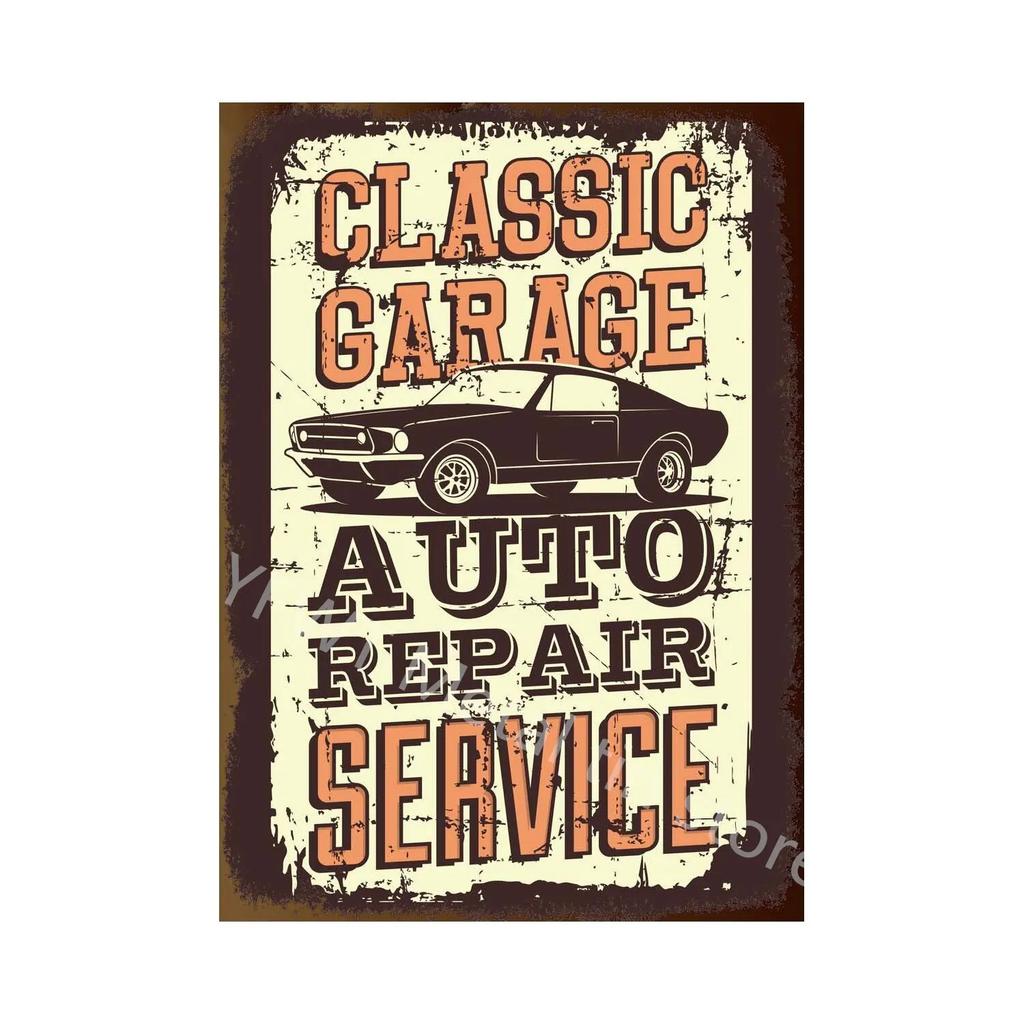 Retro Car Beer Vintage Metal Tin Sign Poster  Perfect for Bar Cafe Kitchen Balcony Decor  Classic Wall Signs for Home Decor