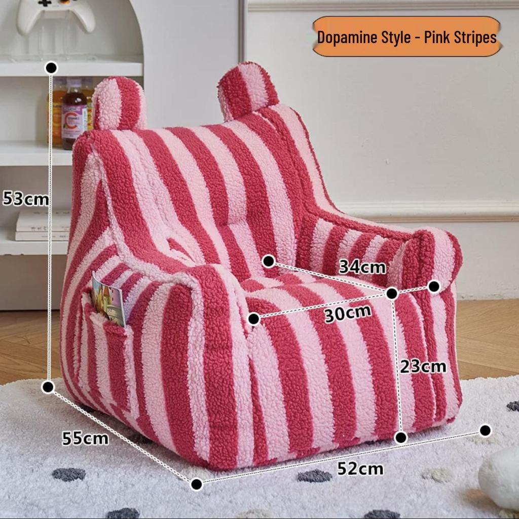 Scaun Puf pentru Copii cu Desen Animat - Scaun Sofa Drăguț pentru Bebeluși și Copii
