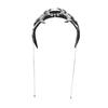 Fascia Y2K Catena Metallica Argento Liquido Accessorio Capelli Rock alla Moda Cyberpunk Futuristica Fascia per Capelli da Donna Copricapo Rave