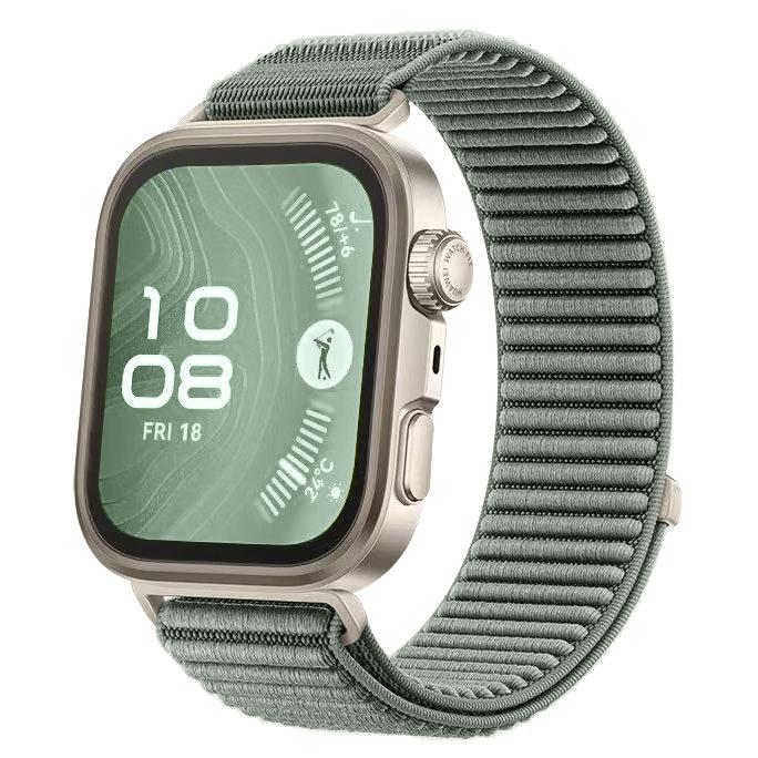 Field Nylon Loop Strap for Huawei Watch Fit 4 Pro Woven Sports Smartwatch Wristband for Huawei Watch Fit 3/4 Bracelet Watchband