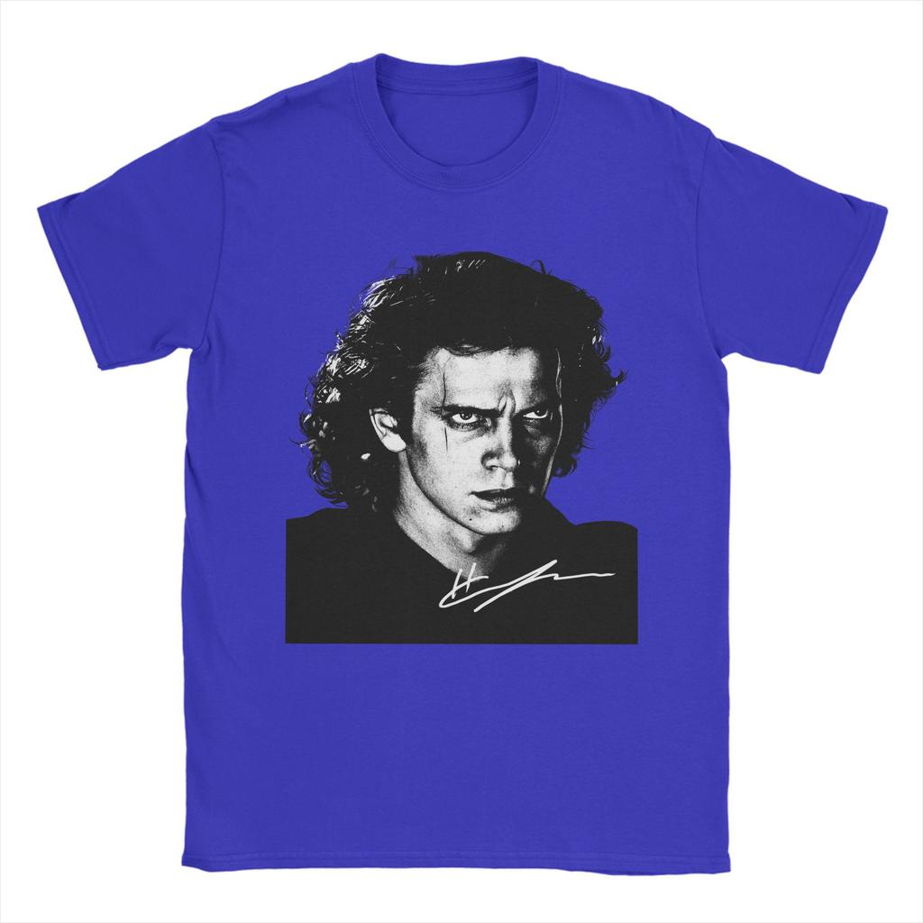 T-shirt Anakin Skywalker da Uomo Divertenti 100% Cotone Magliette Girocollo Manica Corta Abbigliamento Adulto