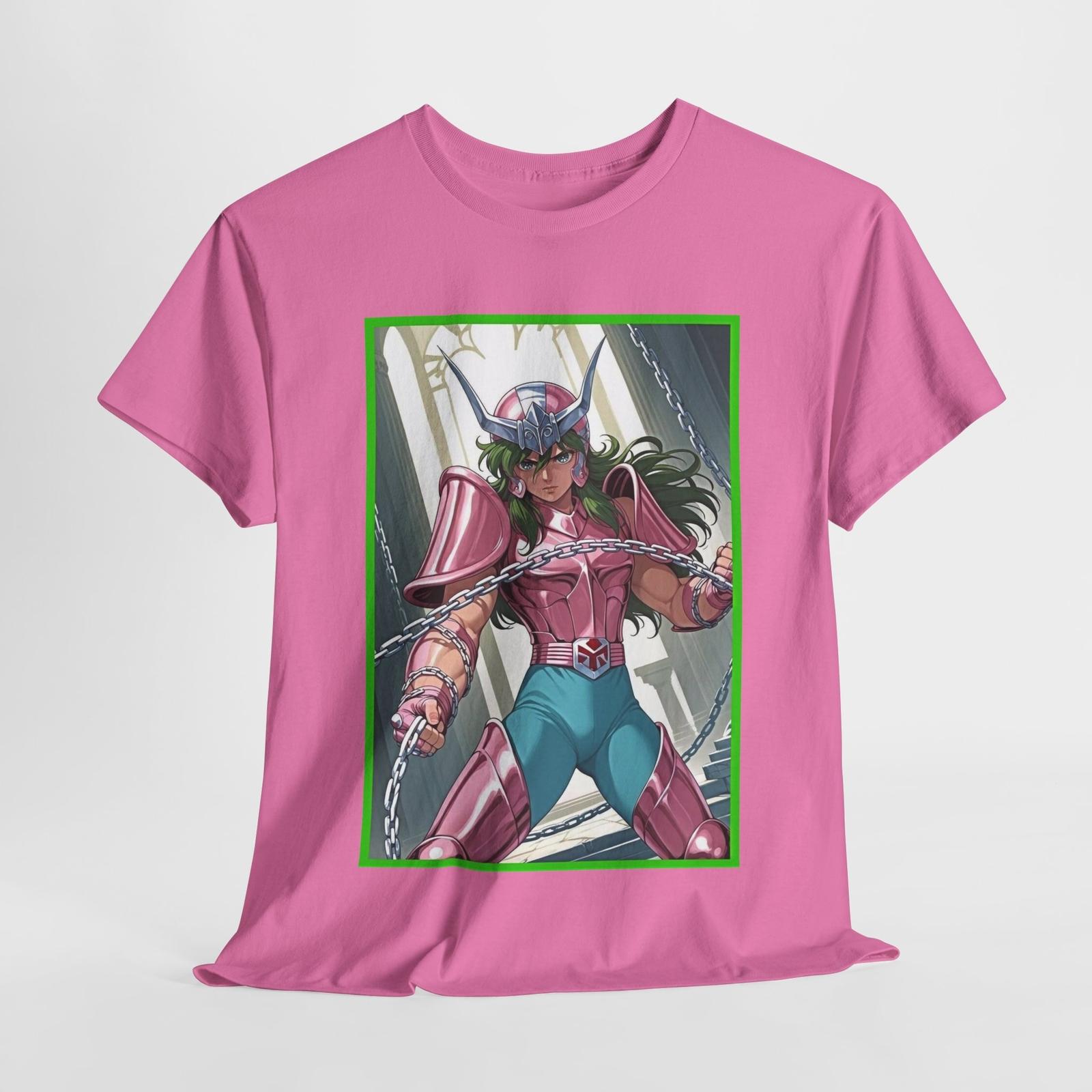 Andromeda Shun Saint Seiya Tee, Unisex Cotton T-Shirt Mens Womens Tees Top, Classic Saint Seiya Tee XL