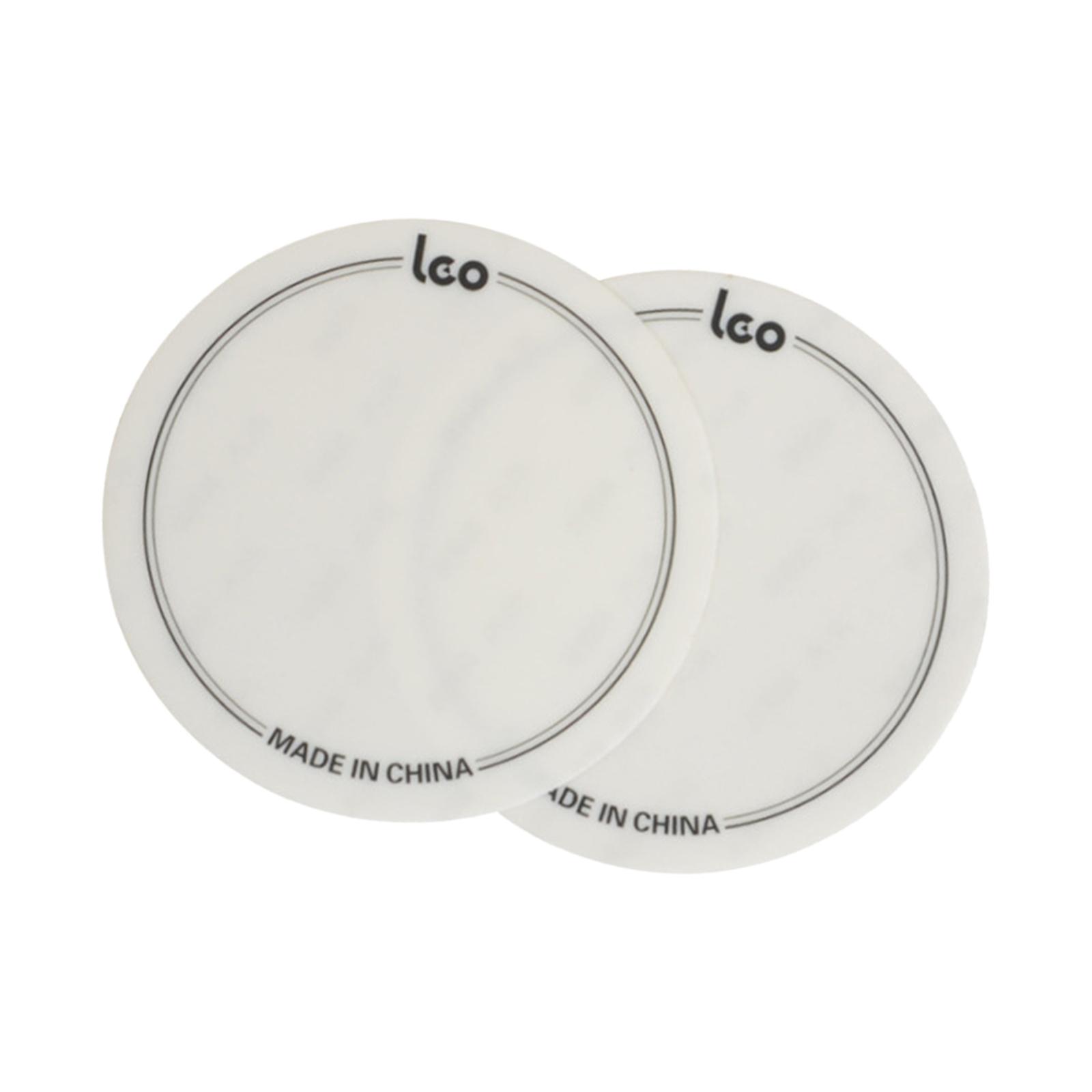 2Pcs Bass Drum Patches Protective Sticker Drumhead Protector