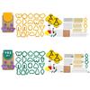 Polymer Clay Cutter Set,Plastic Clay Cutter with Earring Accessories,Clay Earing Cutter for Polymer Clay Jewelry Making