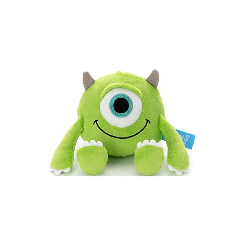 Takara Tomy Arts (TAKARATOMY A.R.T.S) Pixar Character Washable Beans Collection Mike Plush Toy, Approximately 14cm Tall