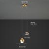 Luxury Crystal Bedside Hanging Lamp: Modern High-End Design for Bedroom or TV Wall