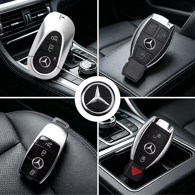 5/10Pcs Waterproof Anti-Wear Remote Key Shell Badge Stickers For Mercedes Benz AMG W203 W206 W220 W205 W211 W212 W201 W168 GLE CA1