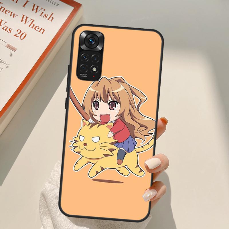 Anime Toradora Aisaka Taiga Case For Xiaomi Redmi Note 11 10 9 8 Pro Note 11S 10S 9S 8T K50 K40 9A 9C 10A 10C Cover