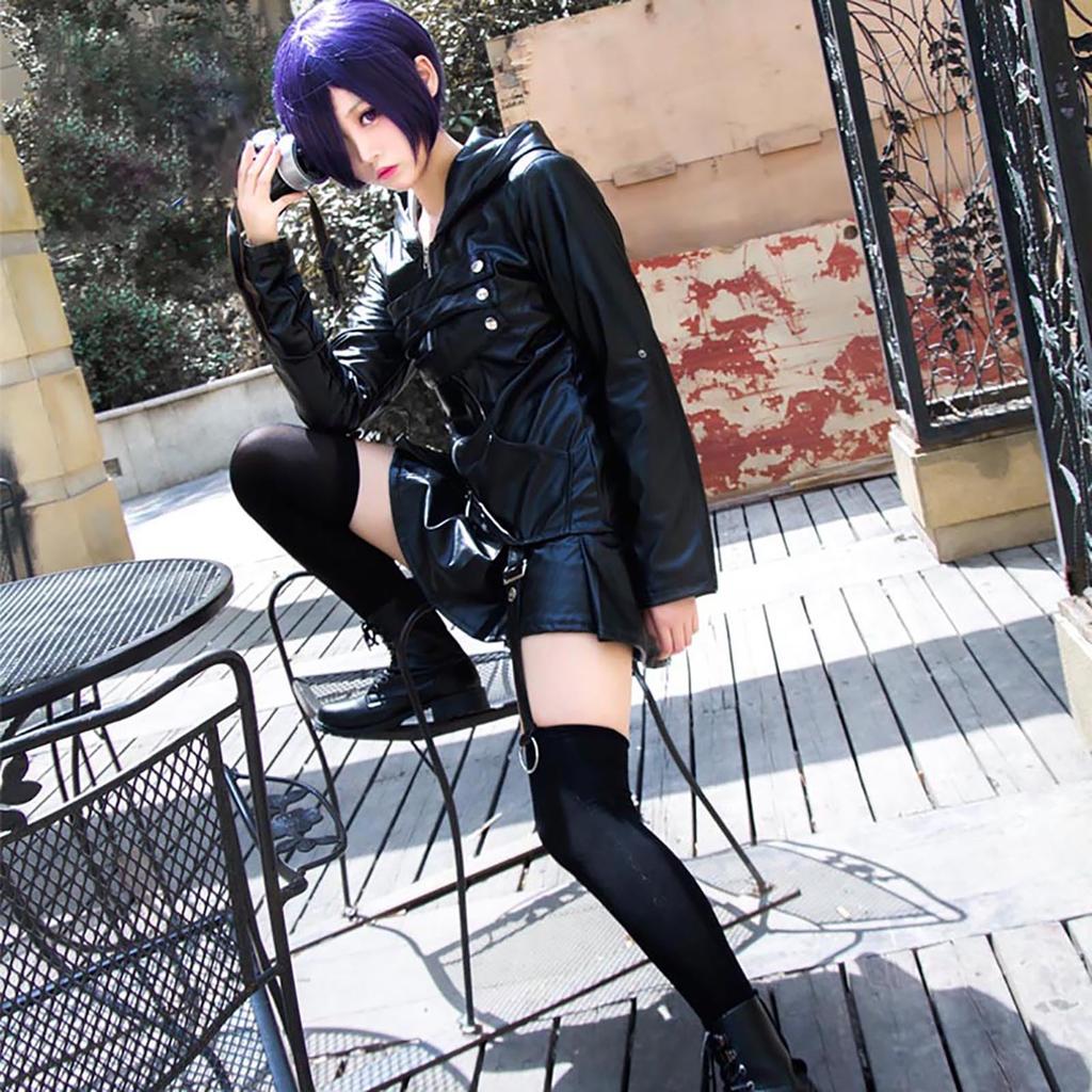[milky Time] Tokyo Ghoul Kirishima Touka Cosplay Costume with Wig (M)