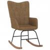 Day and Night - Day and Night Taupe Gray Fabric Rocking Chair