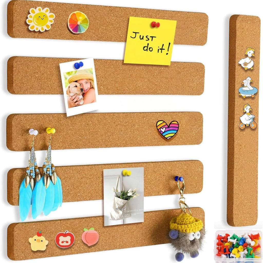3PCS Removable Cork Board for Walls Cork Small Board Wall Message Board RMB02