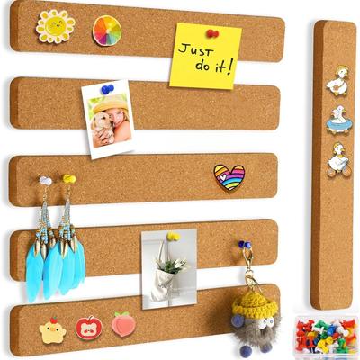 3PCS Removable Cork Board for Walls Cork Small Board Wall Message Board RMB02