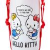 Sanrio Water Made In Antibacterial Plastic Hello Kitty Cold Water Shoulder Name Dishwasher 229601 SANRIO Children's Bottle, 480ml, One-Touch