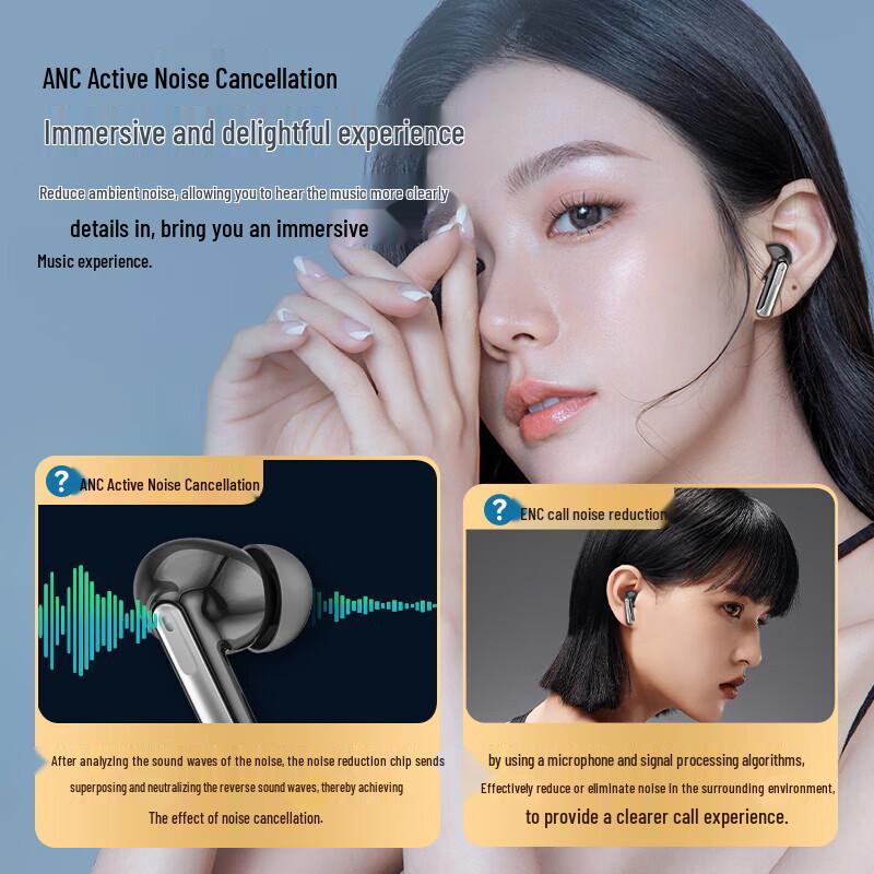 OKSJ True Wireless ANC Bluetooth Earphones