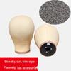 Cork Canvas Mannequin Head Stand for Wig Styling and Display