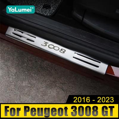 Dla Peugeot 3008 GT 2016 2017 2018 2019 2020 2021 2022 2023 3008GT MK2 Hybrid Samochodowa Listwa Próg Drzwi Ochronna Pokrywa Akcesoria