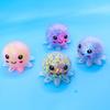 Decompression Toy Interactive Gift Glowing Octopus Toy Squid Vent Ball Squeeze Toy Octopus Ball